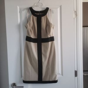 Ann Taylor tan halter top dress
